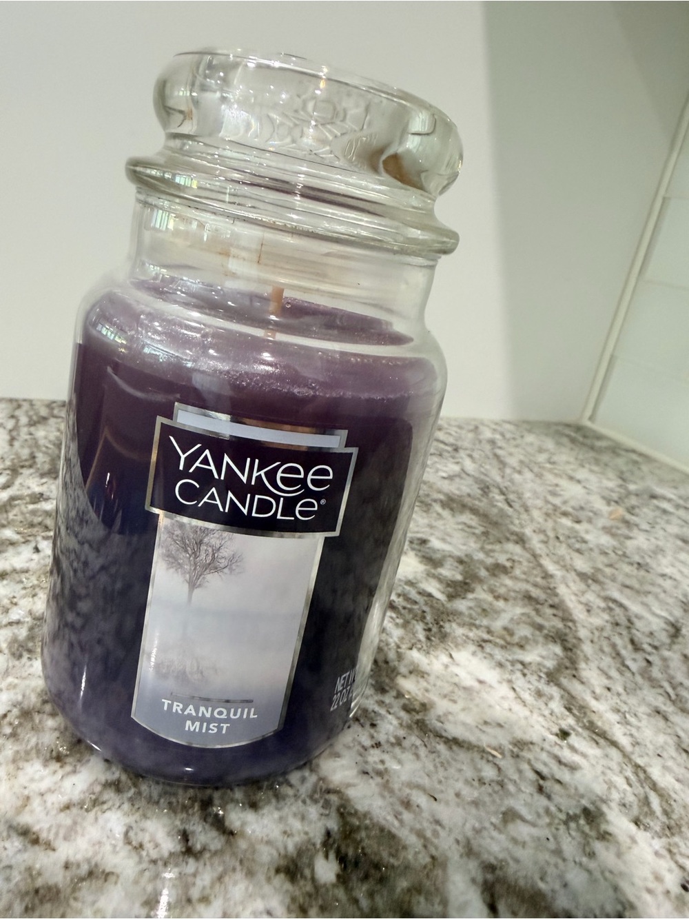 Yankee Candle Tranquil Mist Jar Candle - Deep Purple